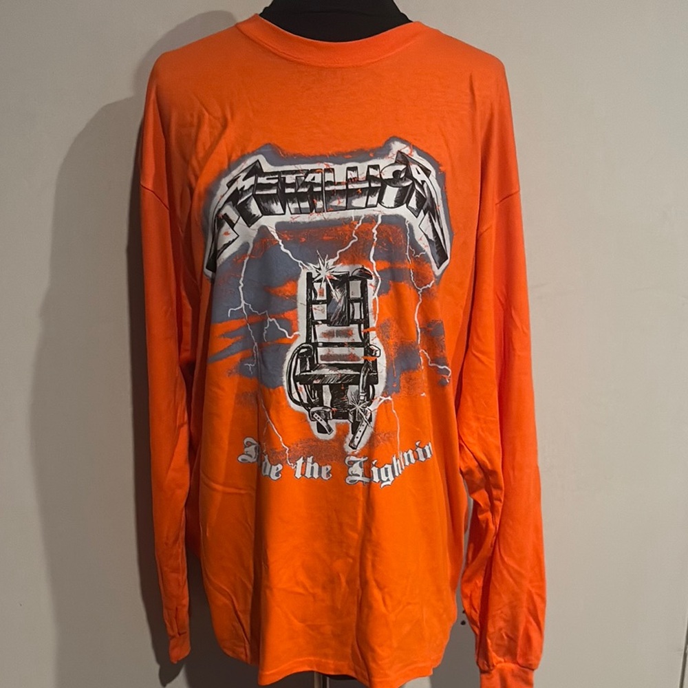 Metallica ride the lightning sz xl new